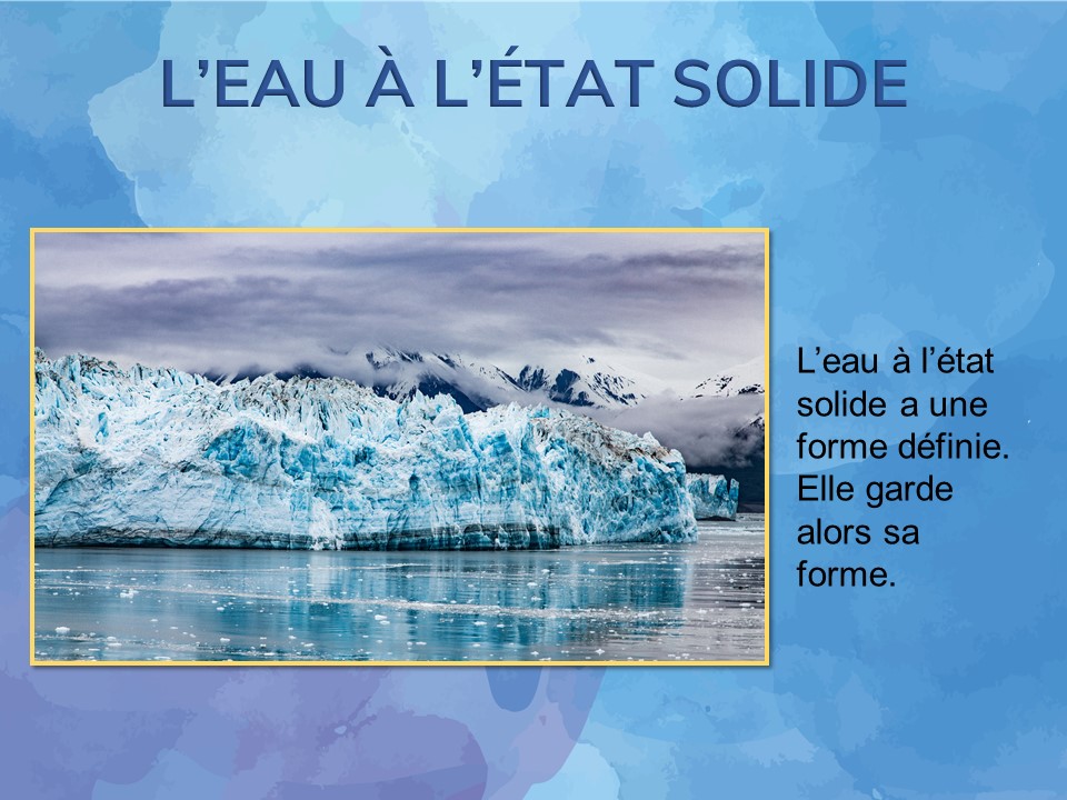 Un iceberg. 