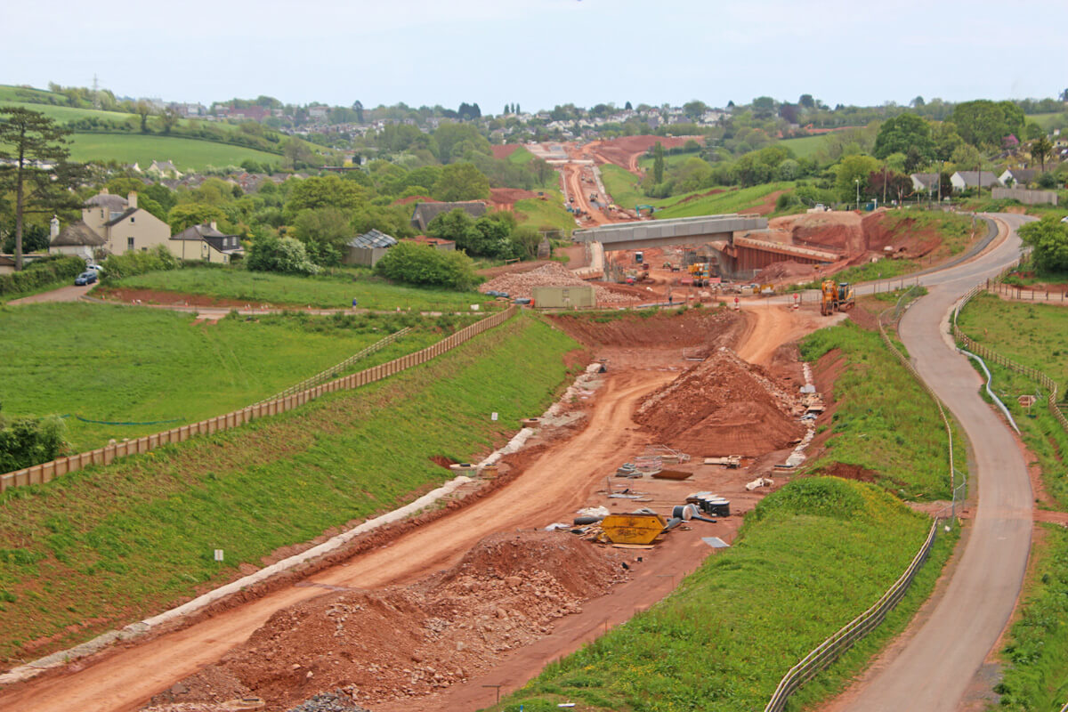 Des routes en construction 